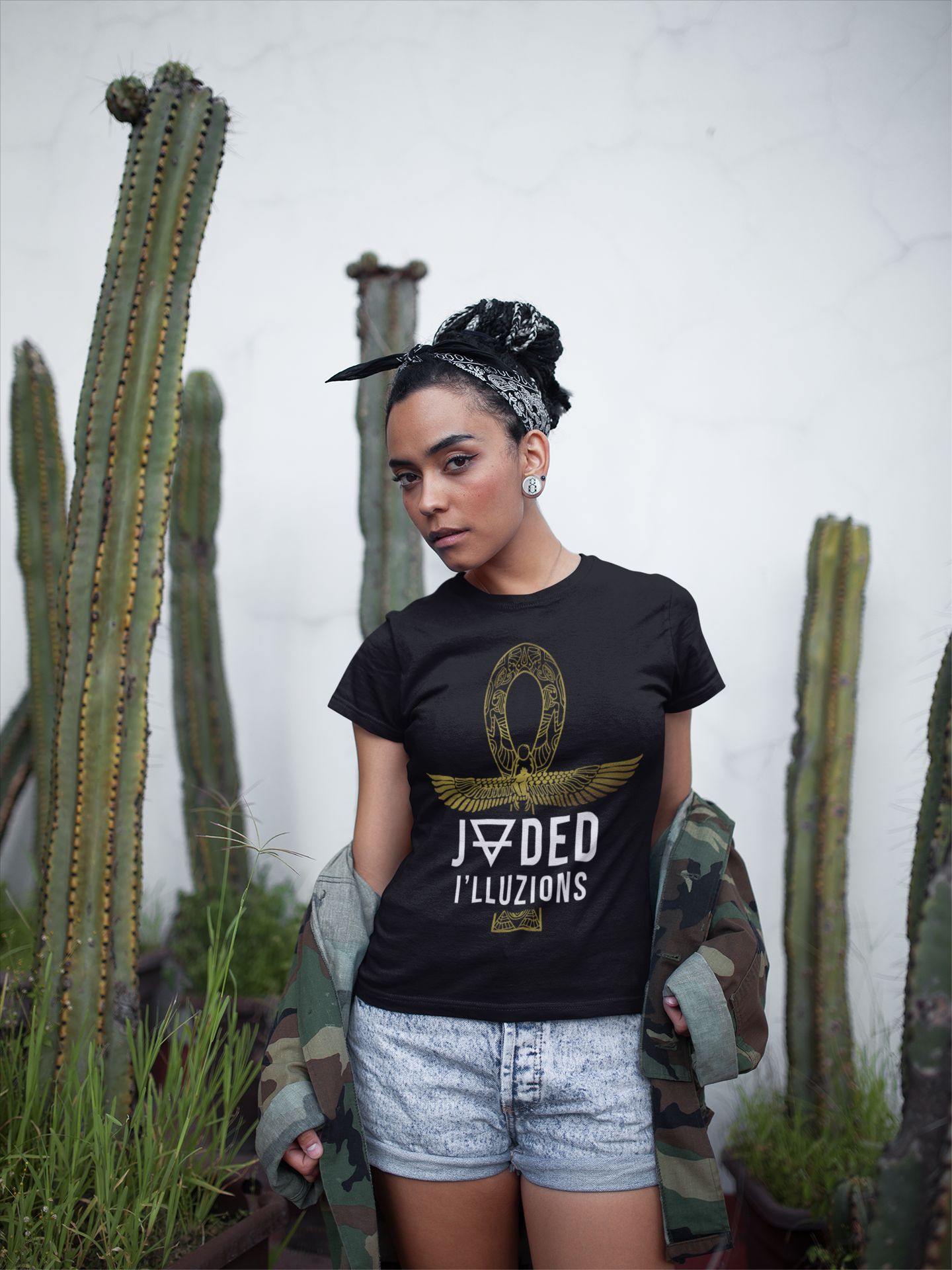 AWAKEN ANKH ENERGY TEE – JADED I’LLUZIONS COLLECTION